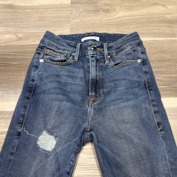 Good American blue denim skinny jeans size 00 - Picture 8 of 11